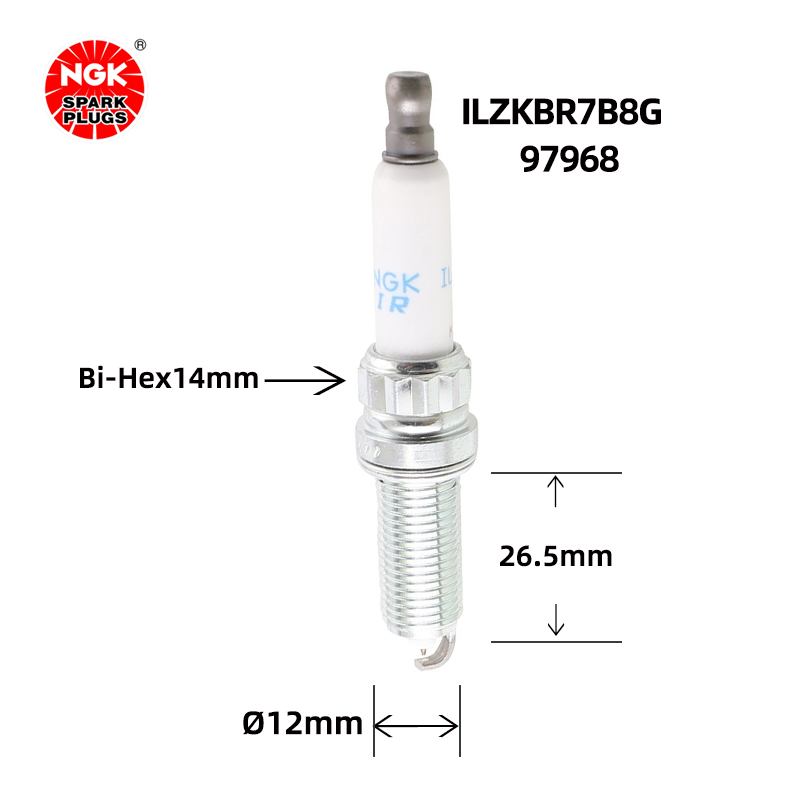 Bujía de iridio y platino NGK  - Ngk Spark Plug Laser Iridium reseña y precio